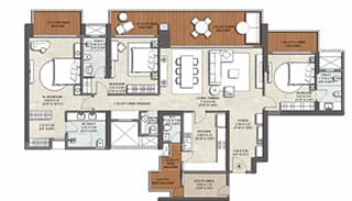 Eden Mukteshwar floor plan view